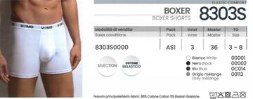 ZANN8303- 8303 boxer uomo bielastico - Fratelli Parenti